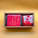 Korea made air-tight stainless-steel lunch box + thermal insulation wrap gift set